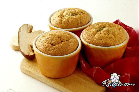 Soufflé de champiñones