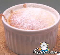 Soufflé de peras