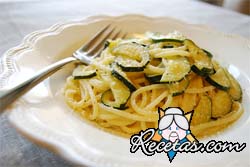 Spaghetti con zapallltos