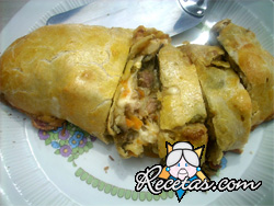 Strudell de berenjenas