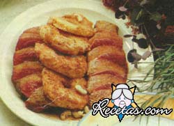 Suprema de pato con ananás