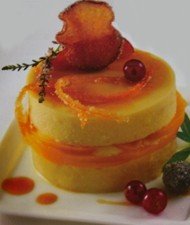 Terrinas de melocotones