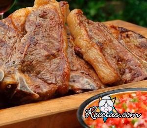 T-bone con salsa pebre