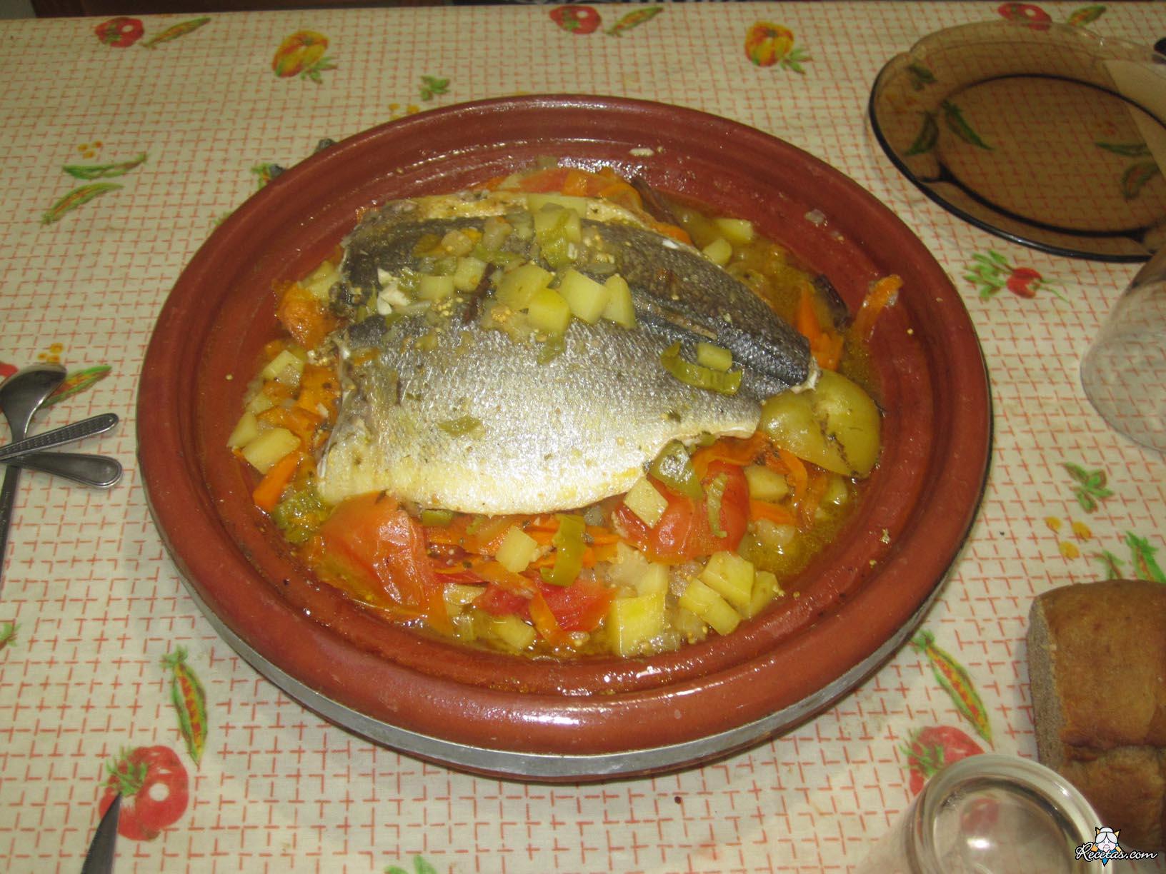 Tajine de Lubina