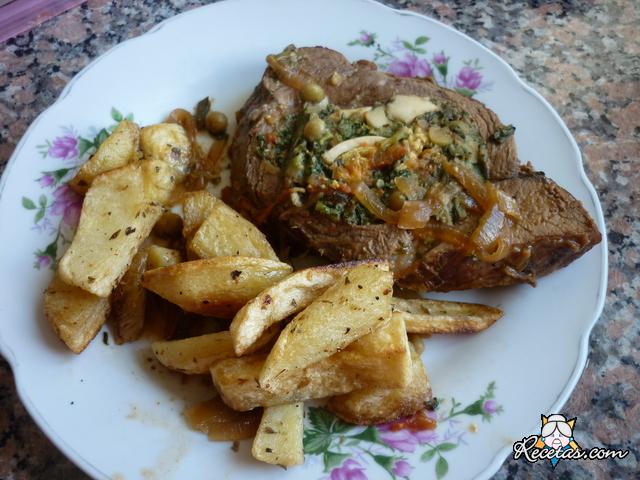 Tapa de nalga con hierbas