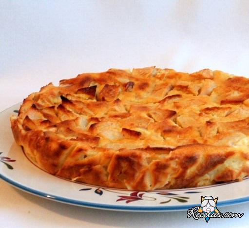 Tarta campesina de pera