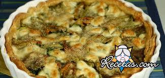 Tarta de calabacines y queso