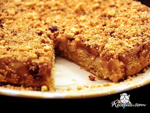 Tarta de manzanas crocante