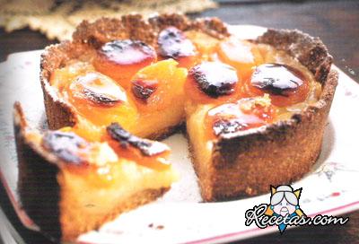 Tarta de manzanas y albaricoques secos