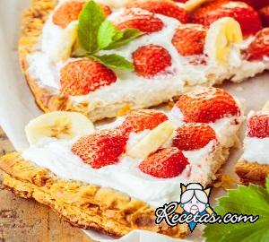 Tarta fácil de fresas