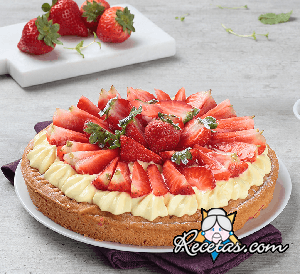 Tarta helada de fresas