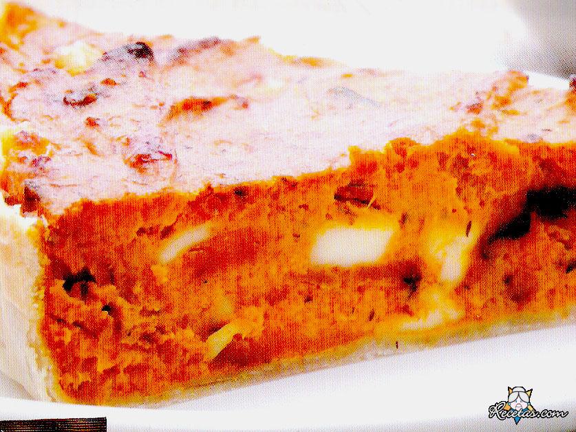 Tarta rústica de calabaza