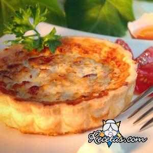 Tarta salada a la mostaza