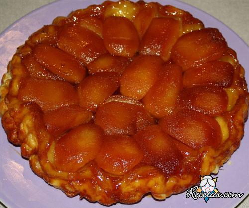 Tarta tatín de manzanas