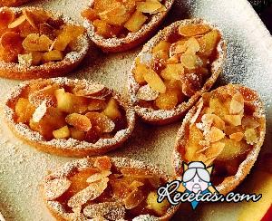 Tartaletas de manzanas y almendras