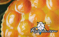 Tarta americana de duraznos