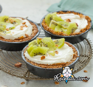 Tartines de granola y kiwi