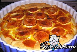 Tarta de tomate y jamón