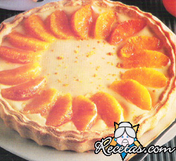 Tarta de naranja, ricota y miel