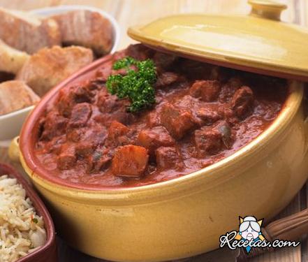 Ternera a la húngara