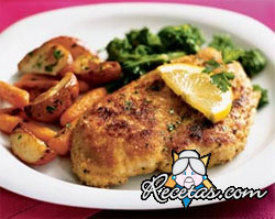 Ternera con limón y alcaparras