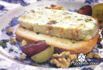 Terrina de queso azul