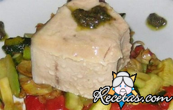 Paté de pescado y espinacas