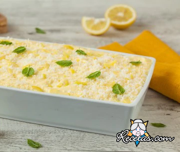 Tiramisú de limón