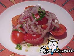 Tomates al aceto balsámico