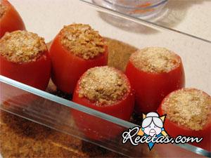 Tomates rellenos al horno