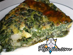Tortilla de espinacas