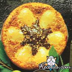 Torta de papas con peras