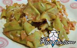 Tortelloni verdi ai funghi