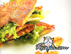 Trillas a la plancha con masa crocant...