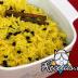 Arroz amarillo con pasas