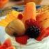 Canastitas de merengue con frutas