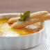 Crème brulee de naranja con madalenas de limón