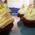 Cupcakes de chocolate con glaseado de mascarpone y lima