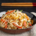 Fideos de arroz con verduras