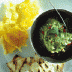 Guacamole picante con cilantro