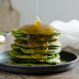 Pancakes de té matcha