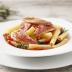 Pasta con trillas y tomates secos