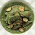 Pasta verde con guisantes