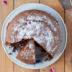 Pastel de chocolate amargo y coco