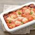 Patatas, tomates y tocino al horno