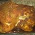 Pollo con canela al horno