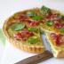 Quiche de guisantes con tocino