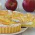 Tarta de manzanas con crema