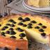Tarta de ricota con arándanos