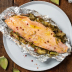 Trucha salmonada en papillote